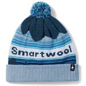 Smartwool Blue Knit Pom Pom Beanie Unisex NWT